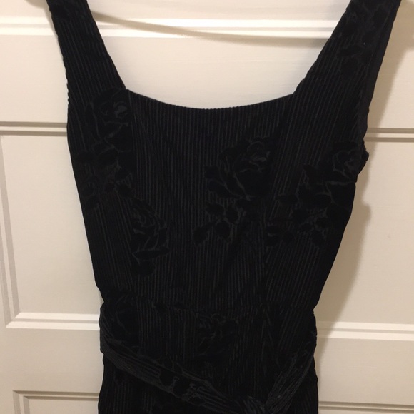 Anthropologie NWT Moulinette Soeurs Velvet Burnout Jumpsuit Wide Leg Tie Waist - Picture 11 of 11